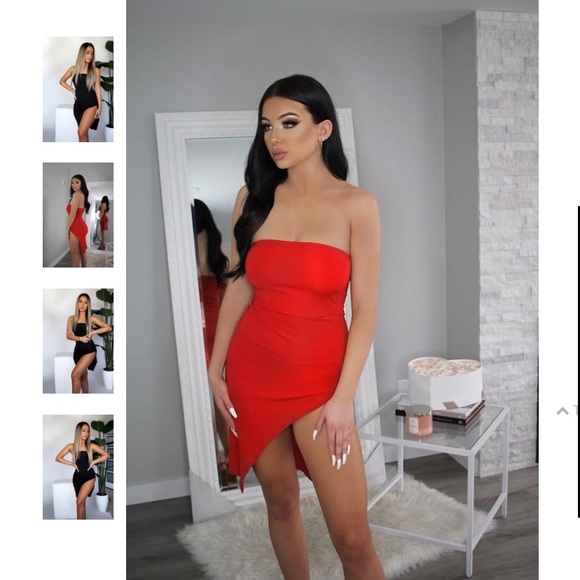 Selena Dress Red S - Picture 4 of 4